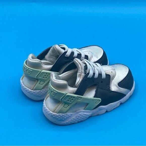 Nike Huarache Run (TD) White / Mint Foam / Black - Picture 3 of 4
